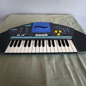 Casio TA-10 Electronic Keyboard in Blue and Black